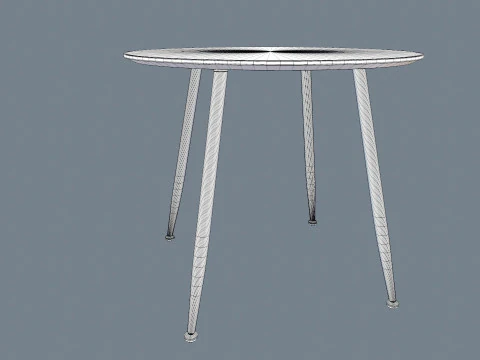 Round Table 3D Model