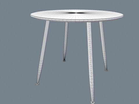 Round Table 3D Модель