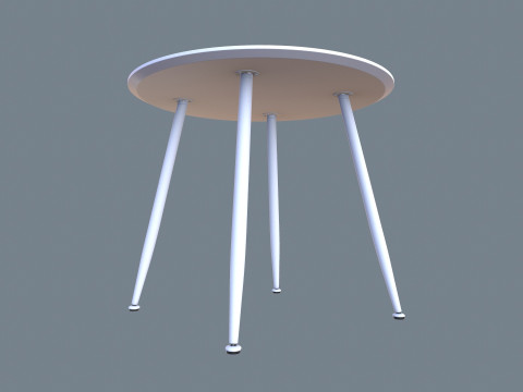 Round Table 3D Модель