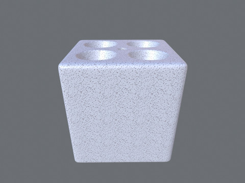 Vials Blocks 3D Model