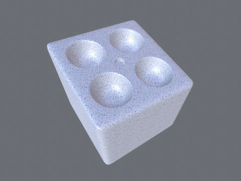 Vials Blocks 3D Model