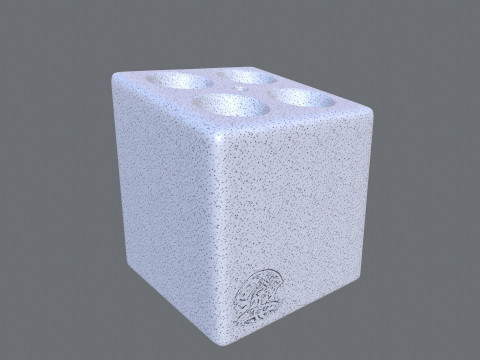 Vials Blocks Model 3D