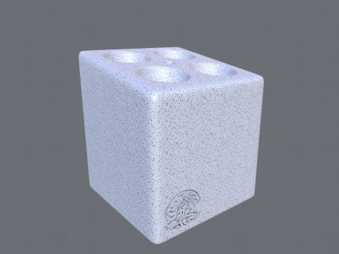 Vials Blocks 3D Model