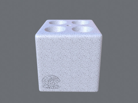 Vials Blocks Model 3D
