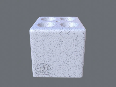 Vials Blocks 3D Model