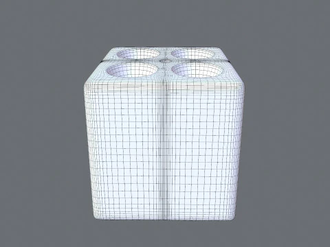 Vials Blocks 3D Model