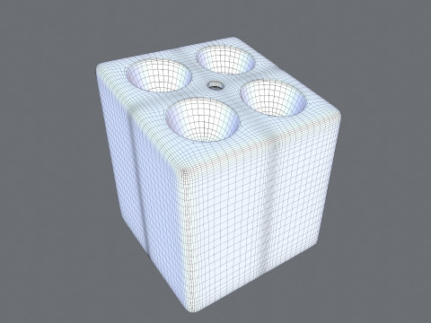 Vials Blocks Model 3D
