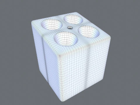 Vials Blocks 3D Model