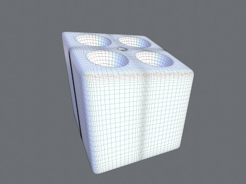 Vials Blocks Model 3D