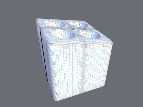 Vials Blocks 3D Model