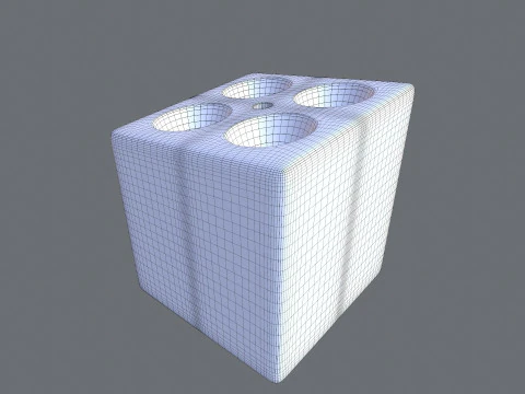 Vials Blocks 3D Model