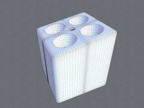 Vials Blocks Model 3D
