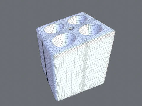 Vials Blocks 3D Model