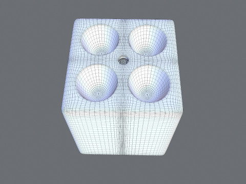 Vials Blocks Model 3D