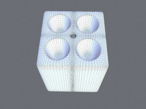 Vials Blocks 3D Model
