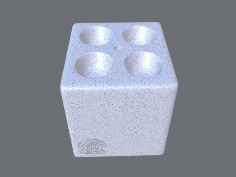Vials Blocks Model 3D