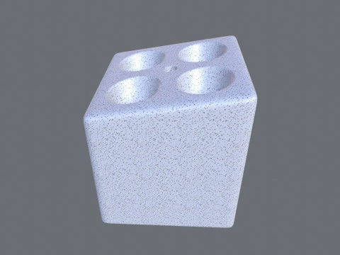 Vials Blocks 3D Model