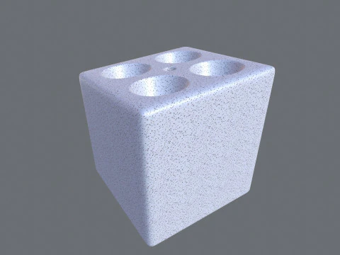 Vials Blocks 3D Model
