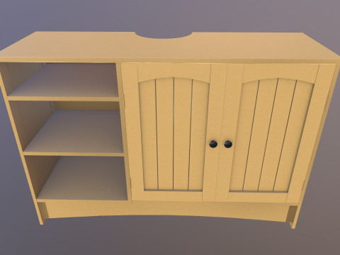 Wooden Rack Model 3D