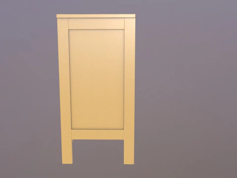 Wooden Rack 3D Model