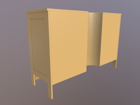 Wooden Rack Model 3D