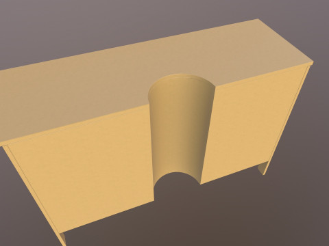 Wooden Rack Model 3D