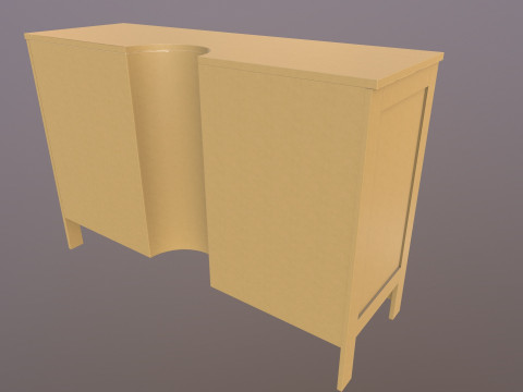 Wooden Rack Model 3D