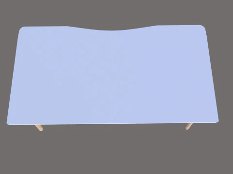 Wooden table 3D Model