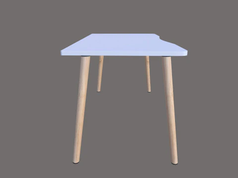 Wooden table 3D Model