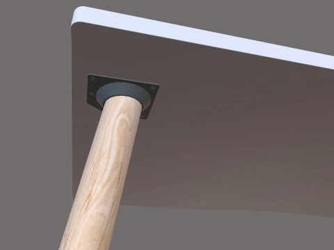Wooden table 3D Model