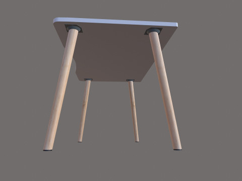 Wooden table 3D Модель