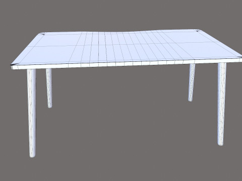 Wooden table 3D Модель