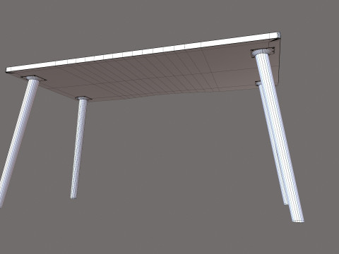 Wooden table 3D Модель