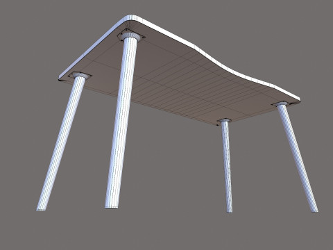 Wooden table 3D Модель