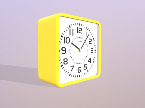 Analog Wall Clock 3D Model