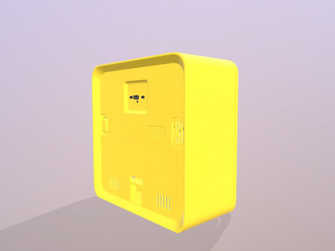 Analog Wall Clock 3D Model