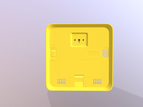 Analog Wall Clock 3D Model
