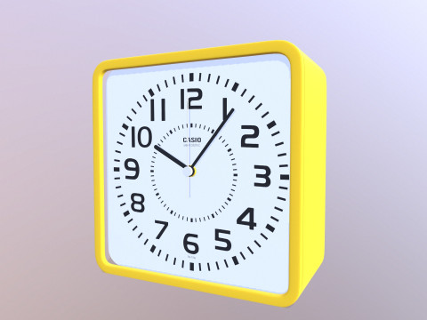Analog Wall Clock 3D Model