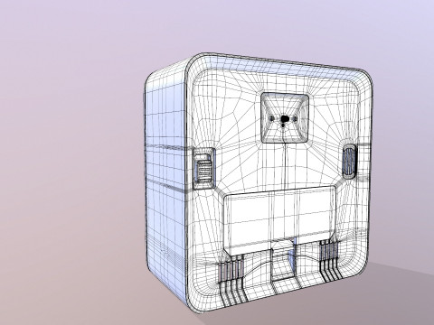 Analog Wall Clock 3D Model
