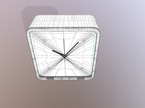 Analog Wall Clock 3D Model