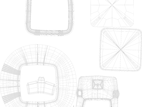 Analog Wall Clock 3D Model