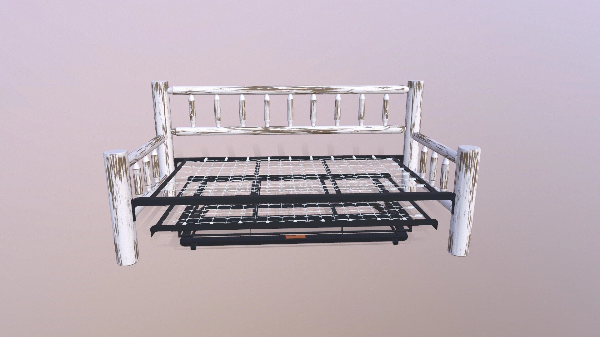 Daybed 3D Model .c4d .max .obj .3ds .fbx .stl .blend 
