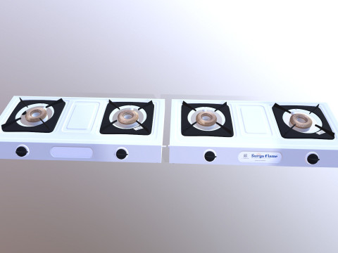 Gas Stove 3D 모델