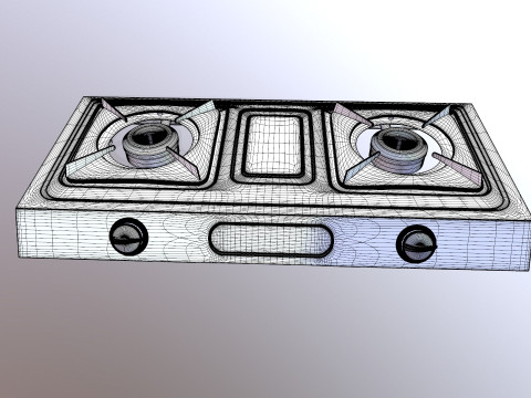 Gas Stove 3D 모델