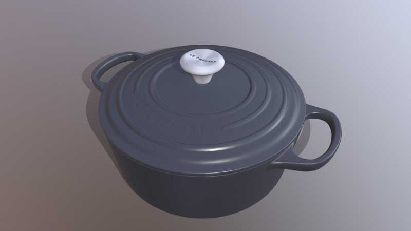 Cookware Set 3D Model .c4d .max .obj .3ds .fbx .stl .blend 