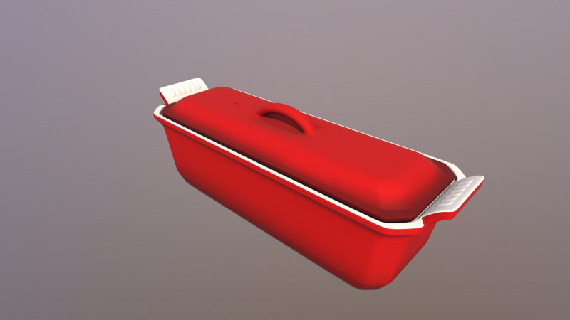 Pate Terrine Modelo 3D .c4d .max .obj .3ds .fbx .stl .blend 