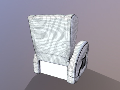 Recliner Chair 3D Model