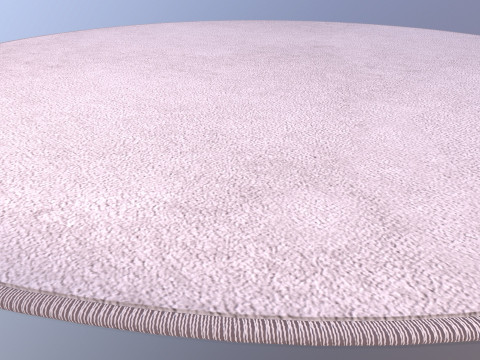 Round Rug Mat 3D 模型