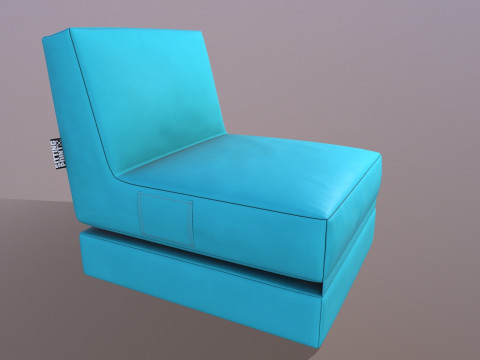 Scuba Twist Bean Bag Petrol Model 3D