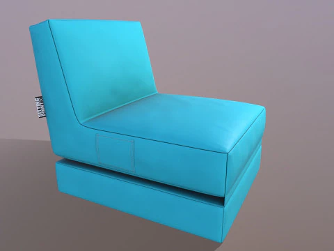 Scuba Twist Bean Bag Petrol 3D Model